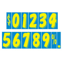 11 1/2 inch Blue & Yellow Adhesive Number