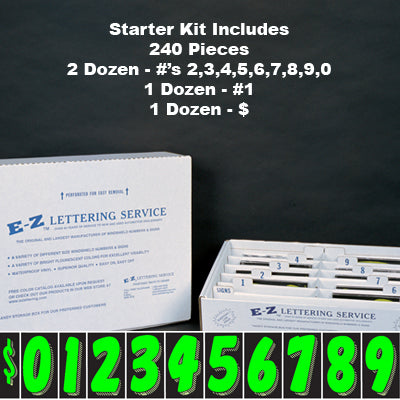 7 1/2 Tall Chartreuse Starter Kit {EZ126}