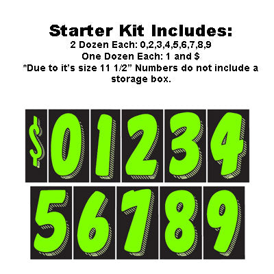 11 1/2 Tall Chartreuse Starter Kit {EZ130}