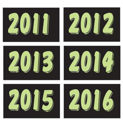 Chartreuse (Fluorescent Lime) Year Model Sign {EZ191}