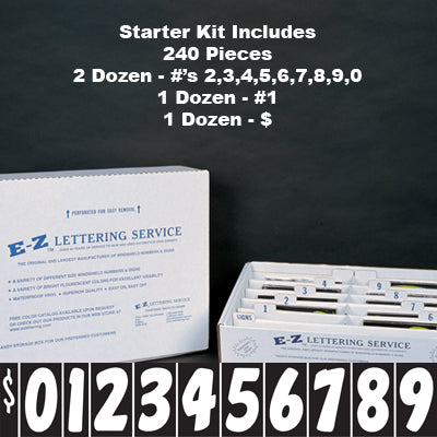 7 1/2 Black & White Starter Kit {EZ213}