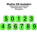 6 inch Tall Bubble Numbers Starter Kit