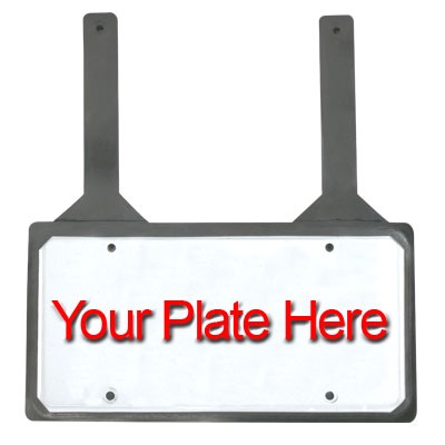 Rubber License Plate Holder {EZ249}
