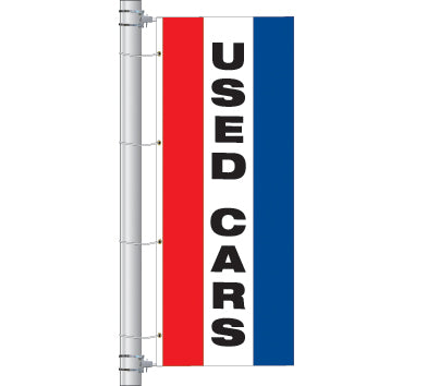 Everwave Vertical Slogan Flag - Double Face {EZ351DB}