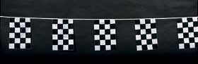 Cloth Checkered Rectangle Pennants {EZ283}